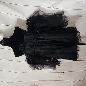 Tulle Micro Mini shoulder dress